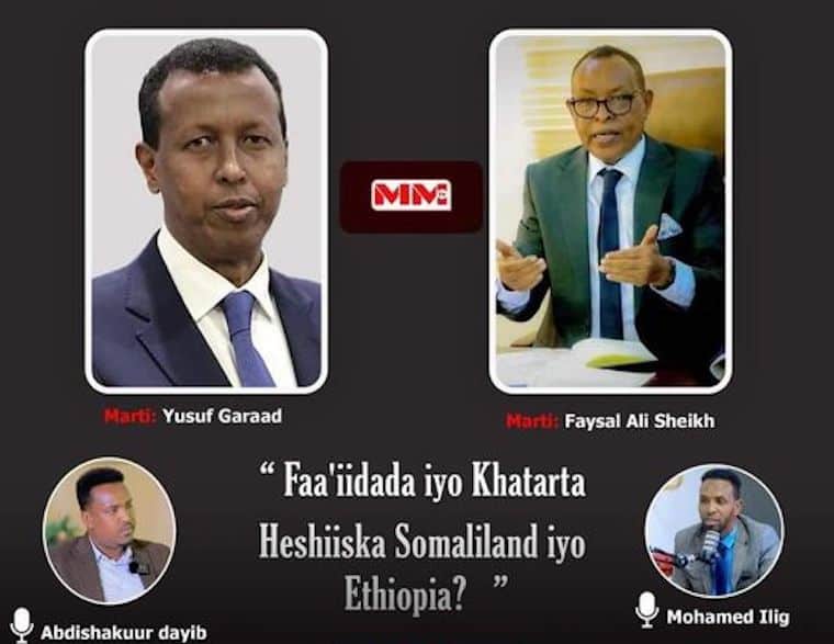 Somaliland oo xirtay weriyeyaal Dood ka qabtay Heshiiska Muuse Biixi iyo Abiy Ahmed